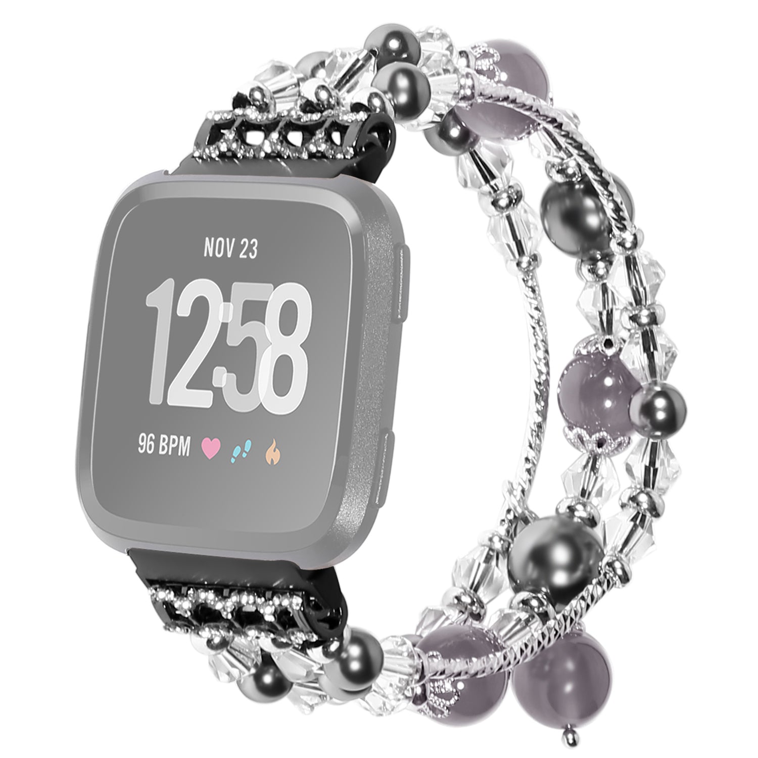 For Fitbit Versa Versa 2 Versa Lite Agate Bracelet Watch Band Replacement Stylish Strap Wrist For Fitbit Versa Versa 2 Versa Lite Agate Bracelet Watch Band Replacement Stylish Strap Wrist